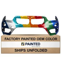 2016-2018 BMW X1 Front bumper upper CAPA  OEM# 51117453566 PL# BM1014101C