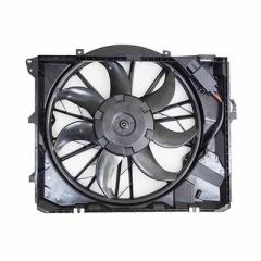 2007-2013 BMW 328i Radiator cooling fan assy OEM# 17425A3F107 PL# BM3115117