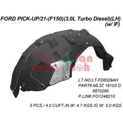 2021 FORD F-150 Fender inner panel Left Driver Side CAPA  OEM# ML3Z16103D PL# FO1248210C