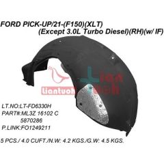 2021-2024 FORD F-150 Fender inner panel Right Passenger Side OEM# ML3Z16102C PL# FO1249211