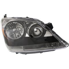 2005-2007 HONDA Headlamp lens/housing Right Passenger Side CAPA  OEM# 33101SHJA01 PL# HO2519108C