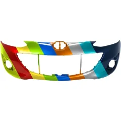 2011-2014 MAZDA 2 Front bumper OEM# DR6150031EBB PL# MA1000233