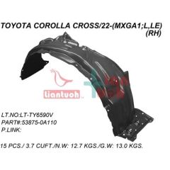 2022-2025 TOYOTA Fender inner panel Right Passenger Side OEM# 538750A110 PL# TO1249251