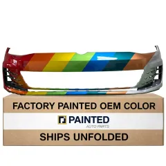 2015-2017 VOLKSWAGEN GTI Front bumper CAPA  OEM# 5GM807217HGRU PL# VW1000209C