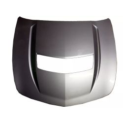 CADILLAC CTS-V HOOD CARBON FIBER (OEM) ORIGINAL GM (WITH VENT) - FACTORY PAINTED SATIN STEEL METALLIC G9K/464C OEM#84068536 2016-2019 PL# -