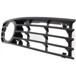 AUDI A4 SEDAN/WAGON (GEN 2) (1.8L/3.0L) FRONT BUMPER GRILLE RIGHT (Passenger Side) BLACK(OPEN VENT)(For part# 8132722) OEM#8E080768201C 2002-2005 PL# AU1039102