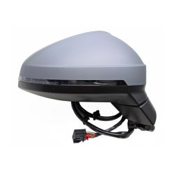 AUDI A4 SEDAN DOOR MIRROR LEFT (Driver Side) PWR/HTD/SIGNAL (W/LANE DEPARTURE)(WO/AUTO DIMMING)(PTM) OEM#8W1857409T9B9-PFM 2017-2019 PL# AU1320136