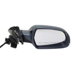 AUDI A4 SEDAN / WAGON DOOR MIRROR RIGHT (Passenger Side) PWR/HTD/SIGNAL/MEMORY (W/ANTI-GLARE)(W/LDW)(PTM) OEM#8K1857410AK01C 2010-2011 PL# AU1321113