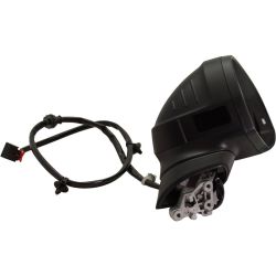 AUDI ALLROAD (A4)(WAGON) DOOR MIRROR RIGHT (Passenger Side) PWR/HTD/SIGNAL (W/LANE DEPARTURE)(WO/AUTO DIMMING)(PTM) OEM#8W1857410N9B9-PFM 2017-2019 PL# AU1321136