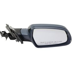 AUDI A4 SEDAN / WAGON DOOR MIRROR RIGHT (Passenger Side) PWR/HTD/SIGNAL/MEMORY/P-FOLD (W/BSD)(W/ANTI-GLARE)(WO/DIMMING) OEM#8K1857410AJ01C-PFM 2012-2016 PL# AU1321142