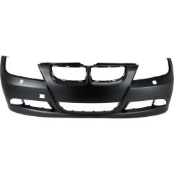 BMW BMW 3 (SEDAN) FRONT BUMPER COVER PRIMED (W/O SENSOR)(W/WASHER) **CAPA** OEM#51117170052 2006-2008 PL# BM1000179C