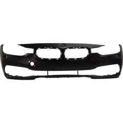 BMW BMW 3 (SEDAN) HYBRID  FRONT BUMPER COVER PRIMED W/WASHER WO/M SPORT (LUXURY) OEM#51117445133 2016-2018 PL# BM1000428