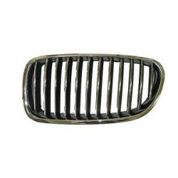 BMW BMW 5 SERIES (SEDAN) GRILLE LEFT (Driver Side) (CHR/BLACK)(528i/535i)(WO/NIGHT VISION) OEM#51137203649 2011-2013 PL# BM1200196
