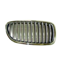 BMW BMW 5 SERIES HYBRID GRILLE RIGHT (Passenger Side) (CHR/SILVER)(WO/NIGHT VISION) OEM#51137261356 2012-2013 PL# BM1200199
