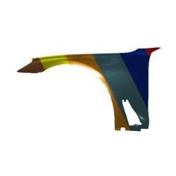 BMW BMW 7 SERIES (G11/G12) FENDER LEFT (Driver Side) (STEEL) OEM#41009621595-PFM 2016-2019 PL# BM1240181