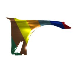 BMW BMW 7 SERIES (G11/G12) FENDER RIGHT (Passenger Side) (STEEL) OEM#41009621596-PFM 2016-2019 PL# BM1241181