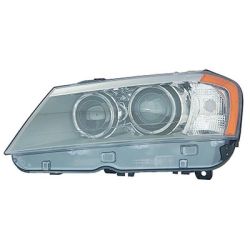 BMW BMW X3 HEAD LAMP UNIT LEFT (Driver Side) (XENON)(WO/ADAPTIVE)**CAPA** OEM#63117276995 2011-2014 PL# BM2502172C