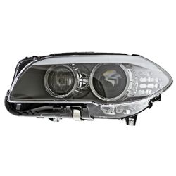 BMW BMW 5 SERIES (SEDAN)  HEAD LAMP UNIT LEFT (Driver Side) HID (W/AUTO ADJUST)(LENS/HOUSING) OEM#63117271903 2011-2013 PL# BM2502173