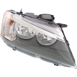 BMW BMW X3  HEAD LAMP ASSY RIGHT (Passenger Side) (HALOGEN) OEM#63117222026 2011-2014 PL# BM2503170
