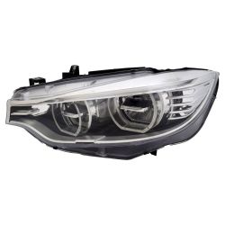 BMW BMW 4 CONVERTIBLE HEAD LAMP UNIT LEFT (Driver Side) (LED)(WO/LOGO) OEM#63117377855 2014-2017 PL# BM2518157