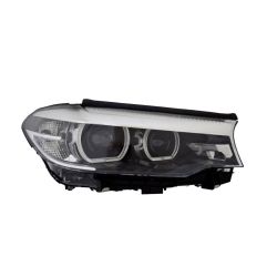 BMW BMW 5 SERIES HYBRID HEAD LAMP UNIT RIGHT (Passenger Side) (LED)(WO/ADAPTIVE) OEM#63117214960 2018-2020 PL# BM2519179