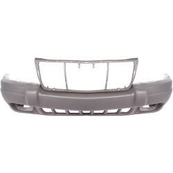 JEEP GRAND CHEROKEE FRONT BUMPER COVER TXT-LIGHT GRAY (W/ FOG) OEM#5FN29VF7AB 1999-2003 PL# CH1000312