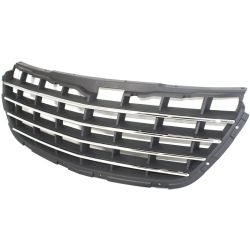 CHRYSLER PACIFICA GRILLE CHR/GRAY OEM#4857625AB 2004-2006 PL# CH1200277