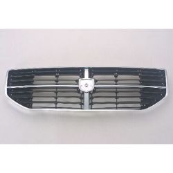DODGE CALIBER GRILLE CHROME/BLACK (07 DESIGN / FIT 07-12) OEM#68043938AA 2007-2012 PL# CH1200299