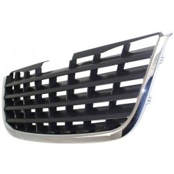 CHRYSLER TOWN & COUNTRY GRILLE CHR/BLK (BLACK CENTER) OEM#5113127AA 2008-2010 PL# CH1200322