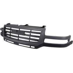 GM TRUCKS & VANS SIERRA/PU (GMC) (07 OLD STYLE) GRILLE ASSY GRAY/BLACK (2500HD/3500) OEM#19130794 2003-2007 PL# GM1200627