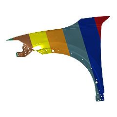 BUICK ENVISION FENDER LEFT (Driver Side) OEM#84983930 2021-2023 PL# GM1240421