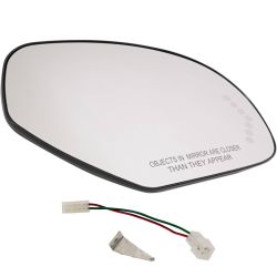 CADILLAC ESCALADE/ESCALADE ESV  DOOR MIRROR GLASS RIGHT (Passenger Side) HTD/SIGNAL (ENCASED IN BACKING) OEM#15886196 2007-2014 PL# GM1325138