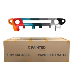 HUMMER HUMMER H3 FRONT BUMPER COVER DARK GRAY (W/O LETTERS) OEM#15264942 2006-2010 PL# HU1000102