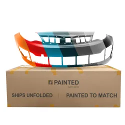 KIA RIO SEDAN FRONT BUMPER COVER PRIMED OEM#865111W500 2016-2017 PL# KI1000177