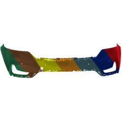 KIA CARNIVAL FRONT BUMPER COVER PRIMED (W/SENSOR) OEM#86510R0010 2022-2024 PL# KI1000223