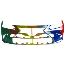 LEXUS ES 250/350 FRONT BUMPER COVER PRIMED (W/SENSOR)(W/F SPORT)(JAPAN)(W/TOW CVR) **CAPA** OEM#521193T948 2019-2021 PL# LX1000363C