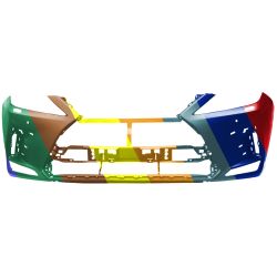 LEXUS RX 350/350L FRONT BUMPER COVER PRIMED (W/WASHER)(W/SENSOR)(W/F-SPORT) **CAPA** OEM#521190E949 2020-2022 PL# LX1000384C