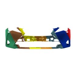 LEXUS RC 350/300/200t FRONT BUMPER COVER PRIMED (W/SENSOR)(W/WASHER) OEM#5211924998 2019-2024 PL# LX1000412