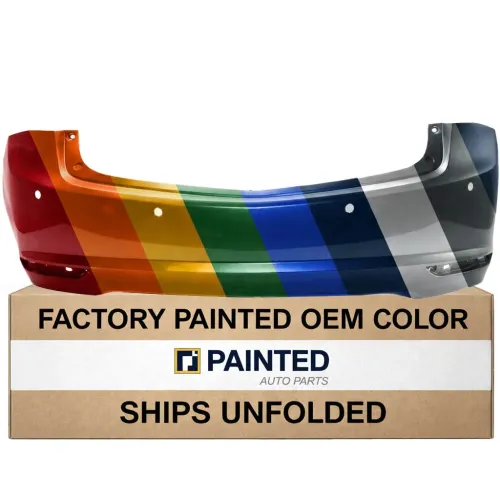 2015-2017 ACURA TLX Rear Bumper w/ Sensor CAPA OEM# 04715TZ3A80ZZ PL# AC1100176C