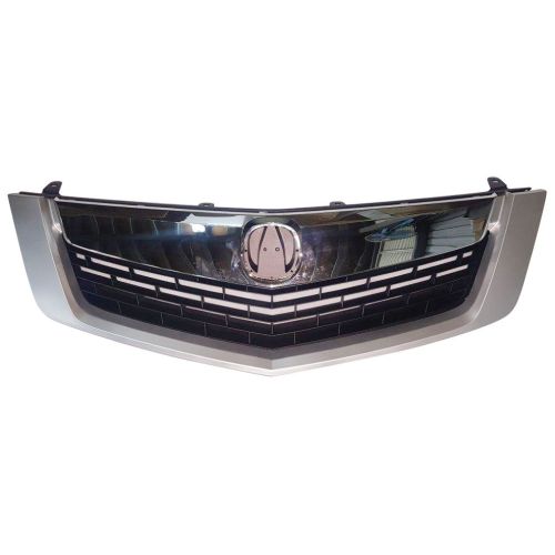 ACURA TSX SEDAN GRILLE ASSY W/2 CHROME MLDG OEM# 71121TL2A00-PFM 2009-2010 PL# AC1200134