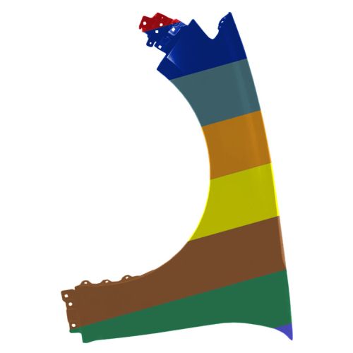 ACURA TLX FENDER LEFT (Driver Side) (ALUM) OEM#60260TGVA00ZZ 2021-2025 PL# AC1240132