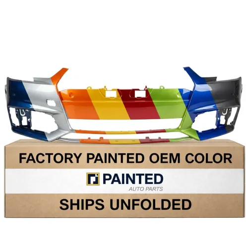 2017-2019 AUDI A4 SEDAN Front Bumper (WO Washer) (W PK Sensor) (WO Auto Park) (W S-Line) OEM# 8W0807065SGRU PL# AU1000276