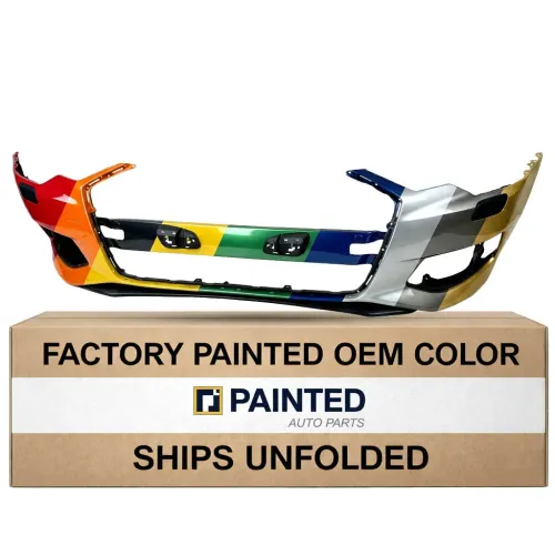 2019-2023 AUDI A6 Sedan Front Bumper with Parallel Park Assist without S-Line OEM# 4K0807065AGRU PL# AU1000292