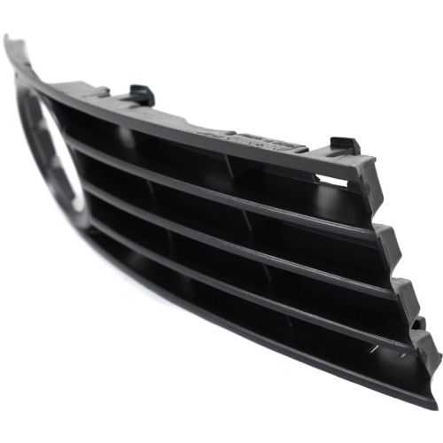 AUDI A4 SEDAN/WAGON (GEN 2) (1.8L/3.0L) FRONT BUMPER GRILLE RIGHT (Passenger Side) BLK(CLOSED VENT) (For part# 8132722) OEM#8E0807682A01C 2002-2005 PL# AU1036103