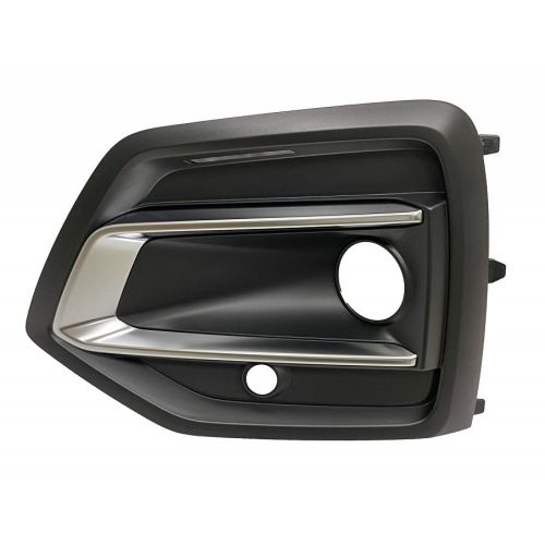 AUDI Q5 / SQ5 FOG LAMP COVER LEFT (Driver Side) BLACK W/SATIN-CHROME MDLG (W/FOG)(Q5 WO/S-LINE) OEM# 80A807679AFCOX 2021-2023 PL# AU1038150