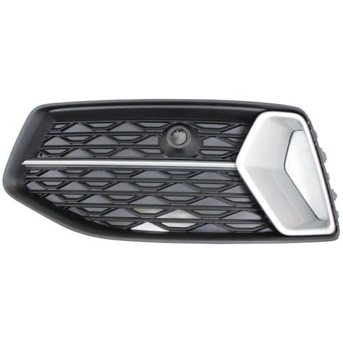 AUDI A6 SEDAN FOG LAMP COVER LEFT (Driver Side) SATIN-BLACK/ALUM (WO/S-LINE) OEM# 4K0807647D3HB 2019-2023 PL# AU1038152