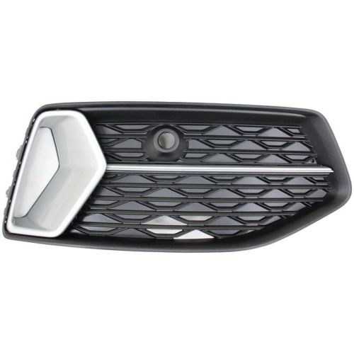 AUDI A6 SEDAN FOG LAMP COVER RIGHT (Passenger Side) SATIN-BLACK/ALUM (WO/S-LINE) OEM# 4K0807648D3HB 2019-2023 PL# AU1039152