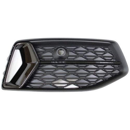 AUDI A6 SEDAN FOG LAMP COVER RIGHT (Passenger Side) SATIN-BLACK/GLOSS BLACK (WO/S-LINE) OEM# 4K0807648DT94 2019-2023 PL# AU1039153