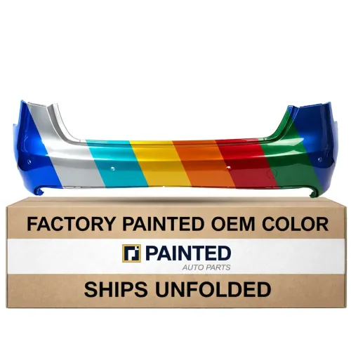2009-2012 AUDI A4 SEDAN WAGON Rear Bumper with Sensor WO S-LINE CAPA OEM# 8K5807303AGRU PL# AU1100195C