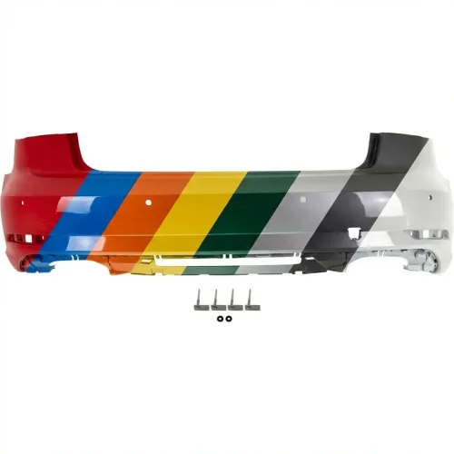 2017-2020 Audi A3 Cabrio Rear Bumper w/Sensor w/Parallel Assist w/o Sport w/o S-Line OEM# 8V5807067GGRU PL# AU1100245